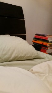 Empty bed, full TBR pile