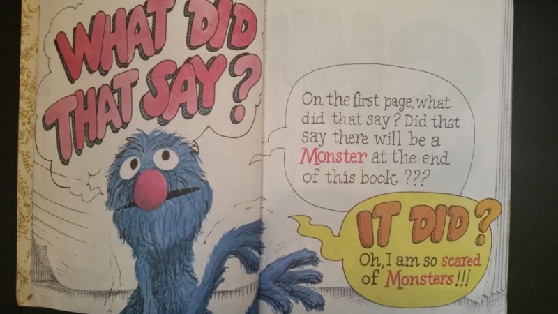 Spoiler alert: the monster is YOU. The horror the horror, etc.