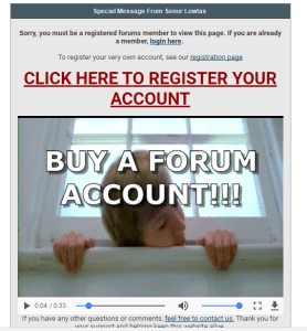 Lemme in, Something Awful! I won't stay long, I promise!